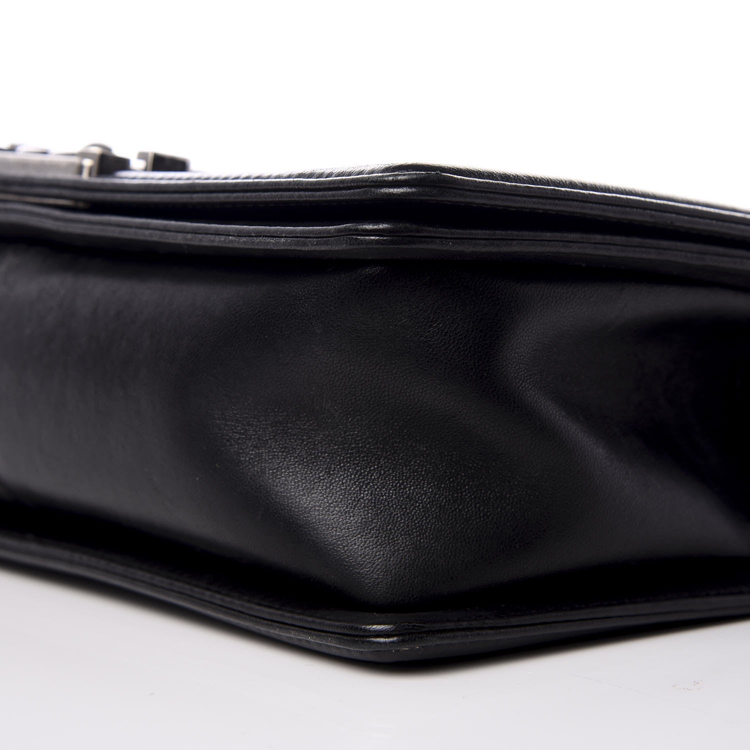 Chanel Lambskin Quilted Medium Boy Flap Black 6 of 8