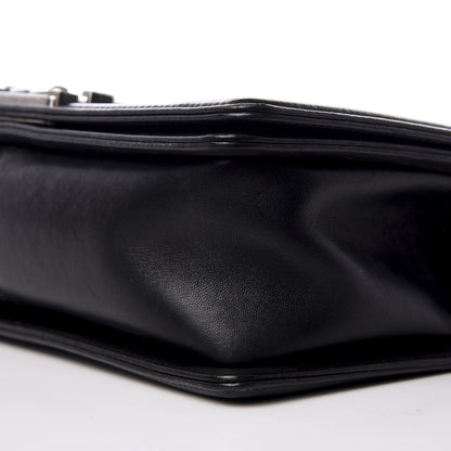 Chanel Lambskin Quilted Medium Boy Flap Black 6 of 8