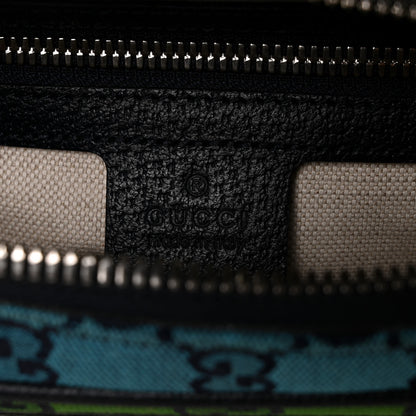 Gucci Monogram Multicolor Retro Interlocking G Belt Bag Blue Rainbow Light Blue 6 of 11