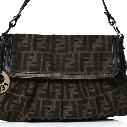 Fendi Zucca Small Chef Shoulder Bag Tobacco 7 of 11