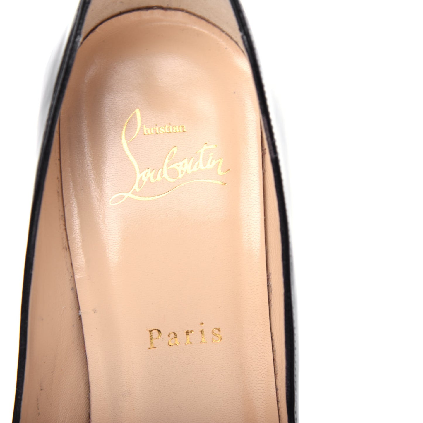 Patent Dirditta 130 Platform Pumps 38.5 Black