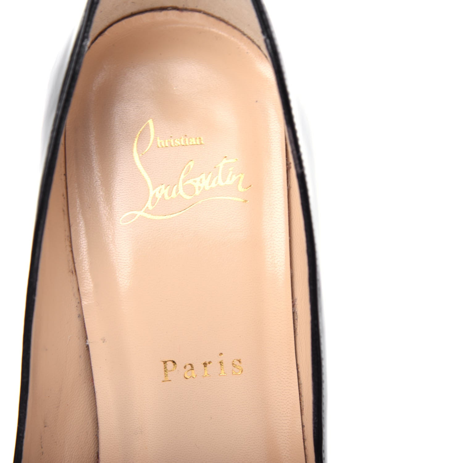 Christian Louboutin Patent Dirditta 130 Platform Pumps 38.5 Black 8 of 10