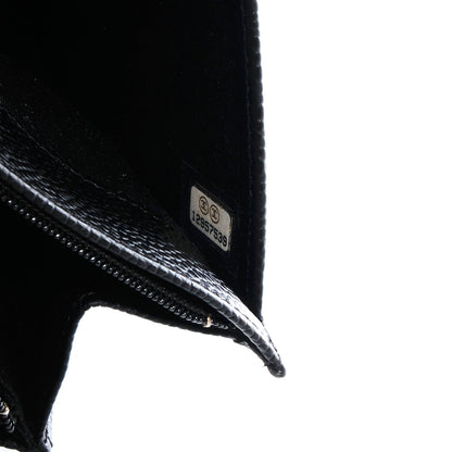 Chanel Caviar Quilted Yen Wallet Black 8 of 9