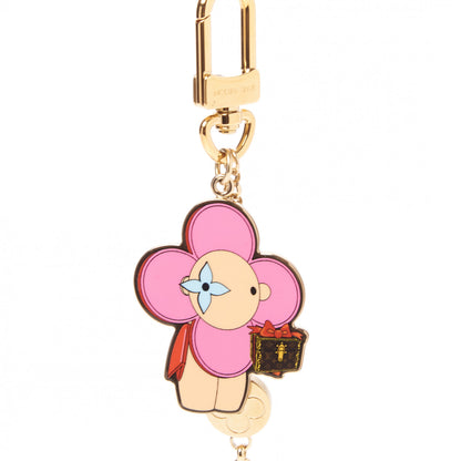 Louis Vuitton Monogram Gaston & Vivienne Best Friend Bag Charm Key Holder Gold 2 of 7