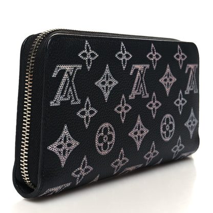 Louis Vuitton Mahina Flight Mode Zippy NM Wallet Black 3 of 9