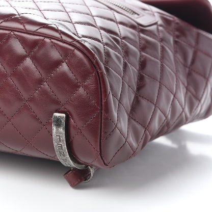 Chanel Calfskin Quilted Large Salzburg Mountain Backpack Burgundy 9 of 9