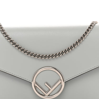 Fendi Vitello Cruise F is Fendi Medium Envelope Wallet on Chain Grigio Perla 8 of 10