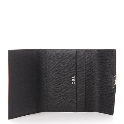 Hermes Epsom Clic Mini Card Holder Black 5 of 7
