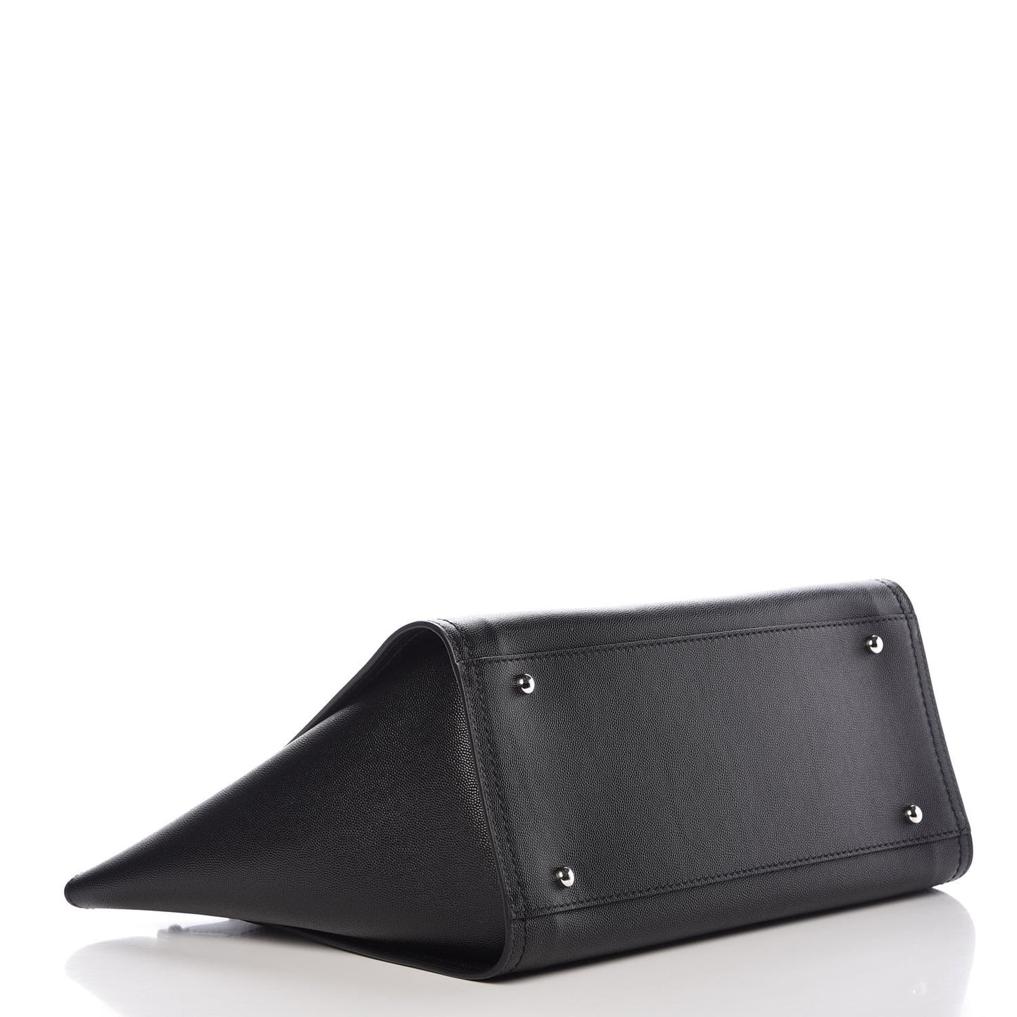 Caviar Small Studded Deauville Tote Black