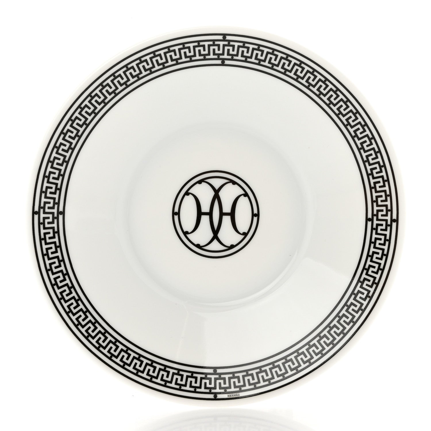 Hermes Porcelain H Deco Breakfast Cup and Saucer 7 of 12
