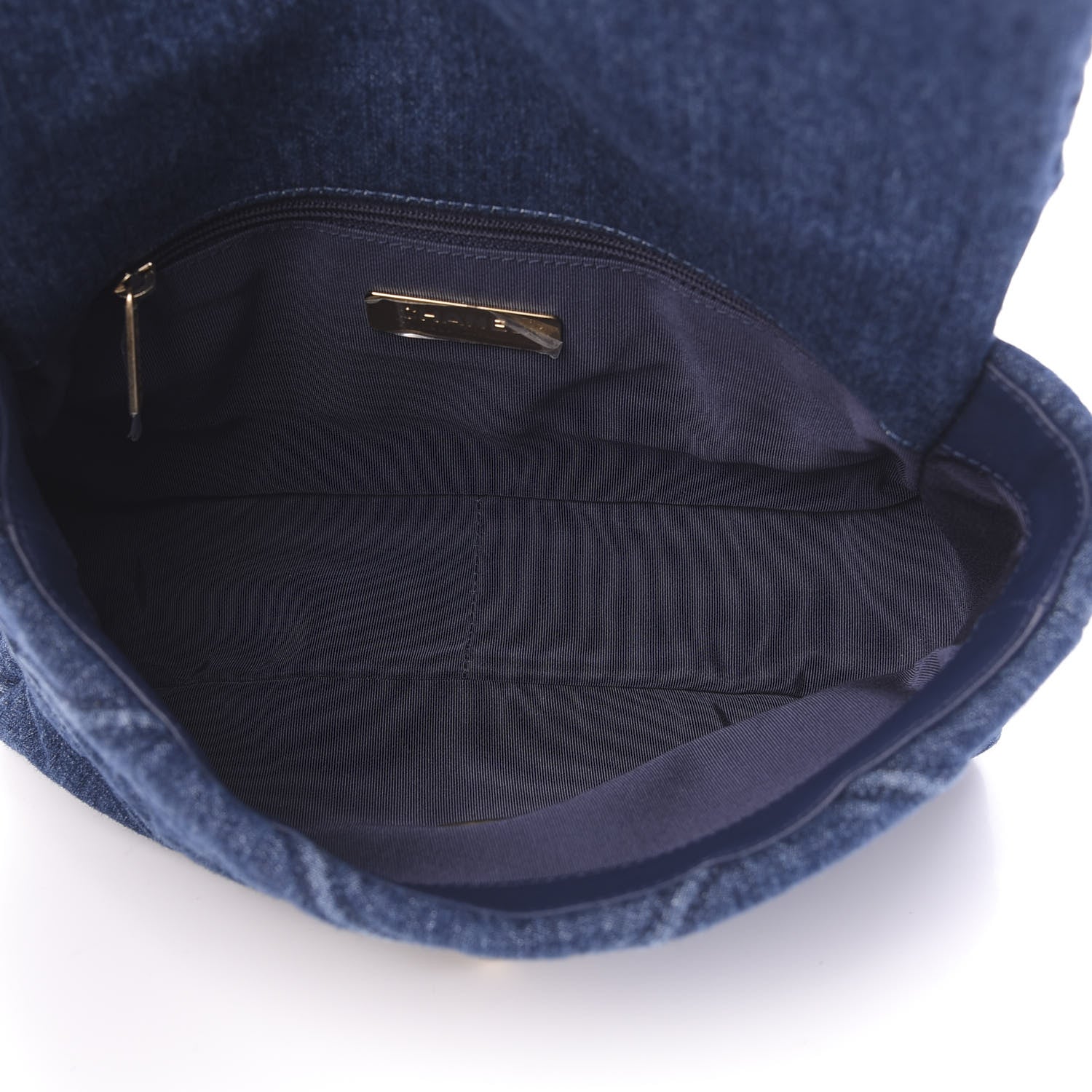 Chanel Denim Quilted Medium 19 Flap Blue 4 of 10
