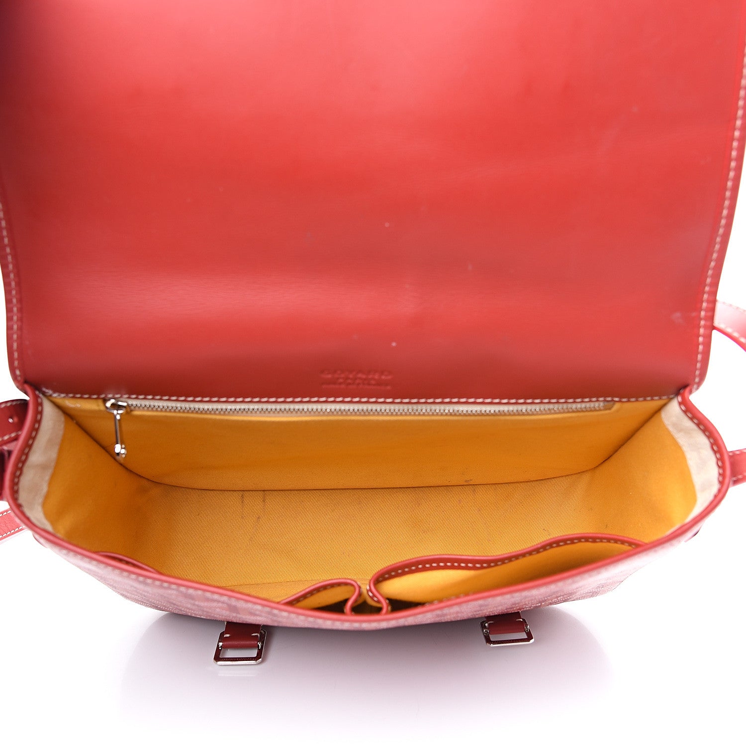 Goyard Goyardine Belvedere MM Messenger Bag Red 4 of 17