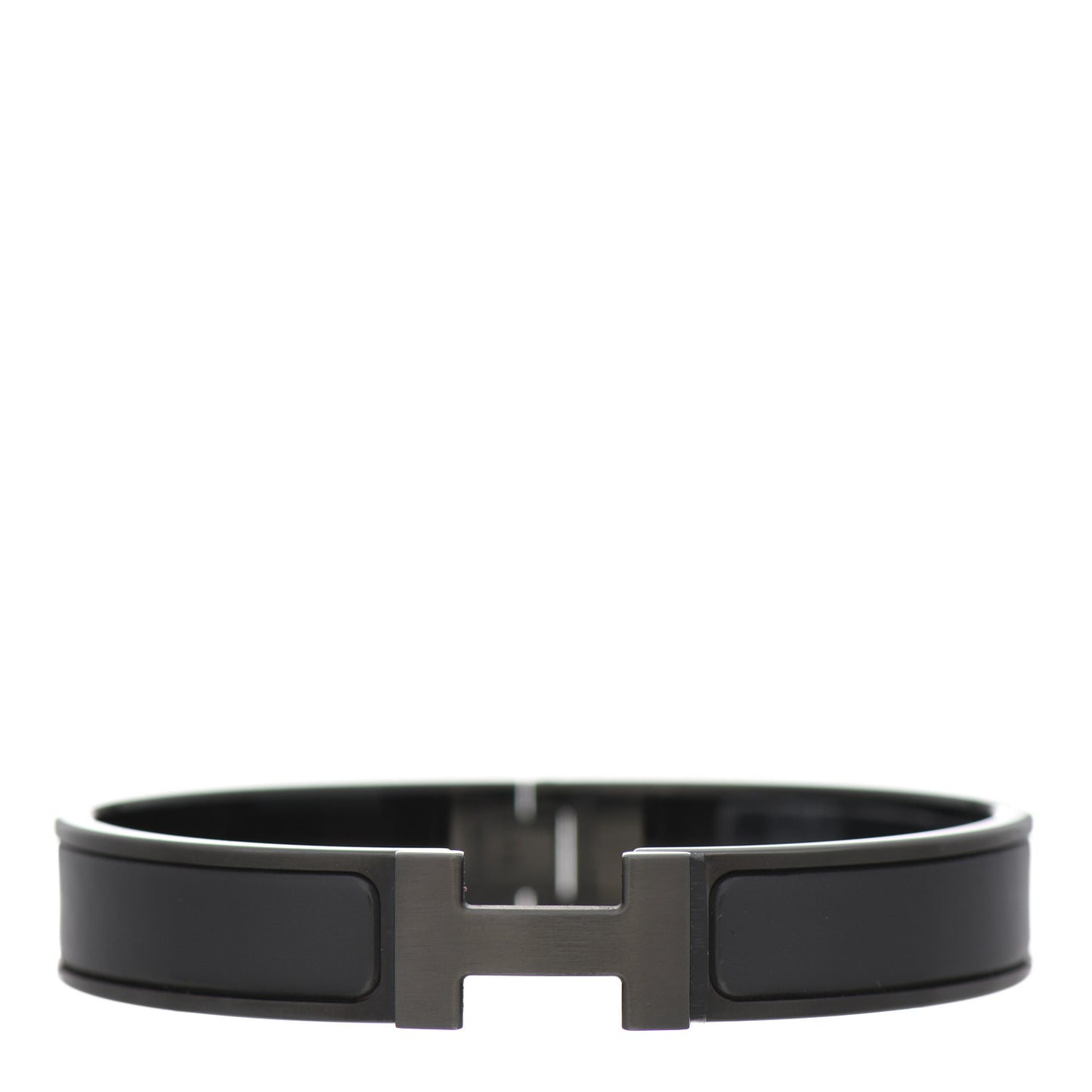 Matte Enamel Narrow Clic Clac HH Bracelet T3 So Black