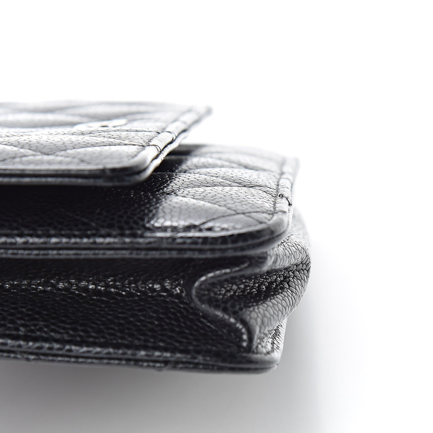 Chanel Caviar Quilted Wallet On Chain WOC Black 14 of 15