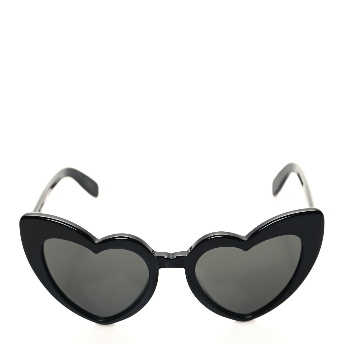 Acetate Heart Frame Loulou SL181 Sunglasses Black