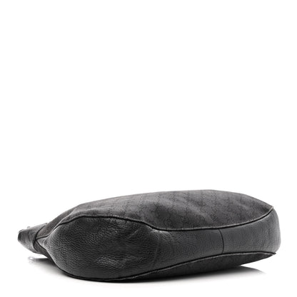 Gucci Monogram Calfskin Horsebit Classic Ring Hobo Black 4 of 10