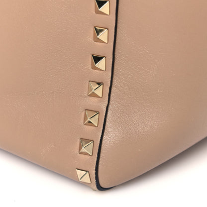 Valentino Garavani Vitello Rockstud Double Handle Tote Alpaca 14 of 17