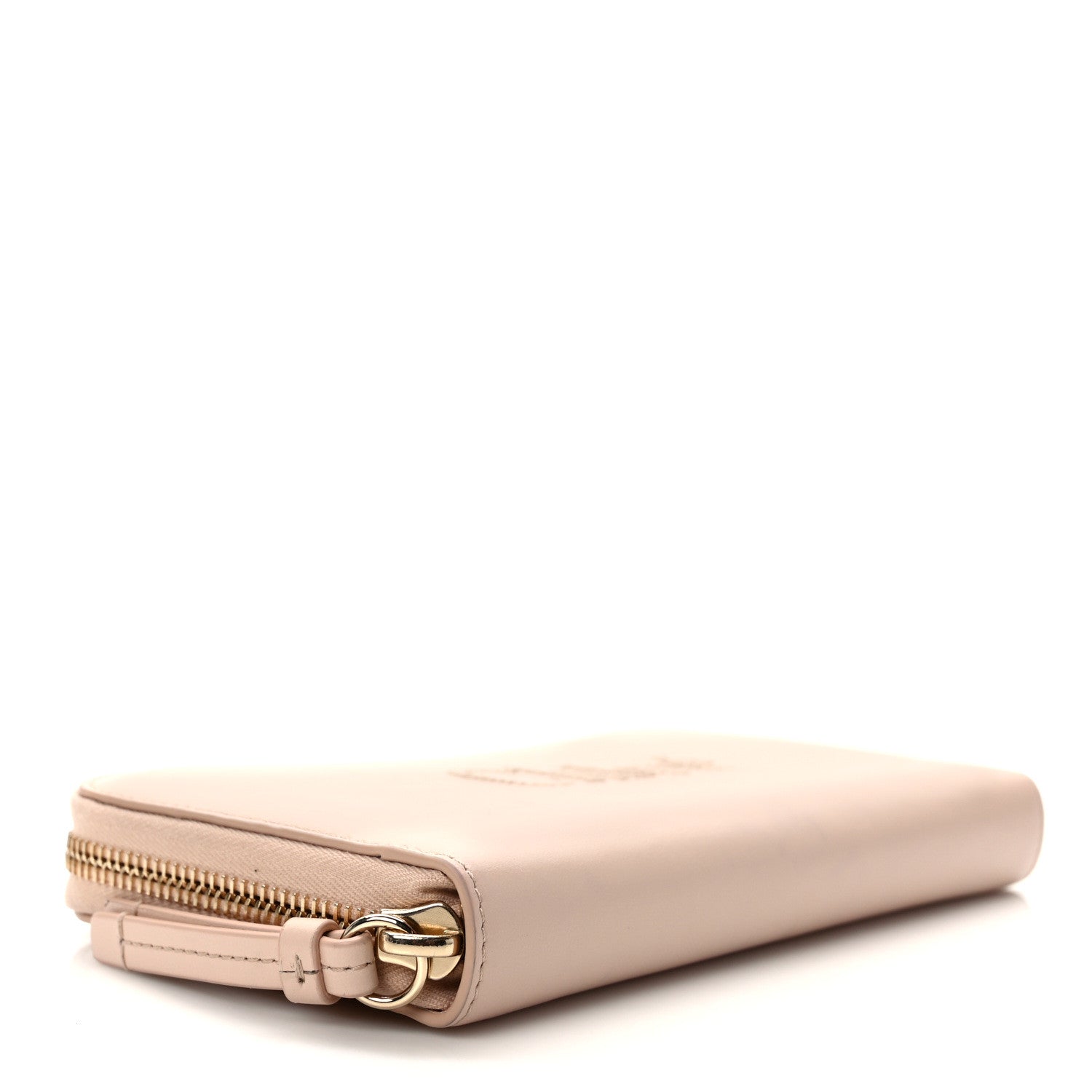 Chloe Lambskin Sense Zip Around Wallet Cement Pink 4 of 9