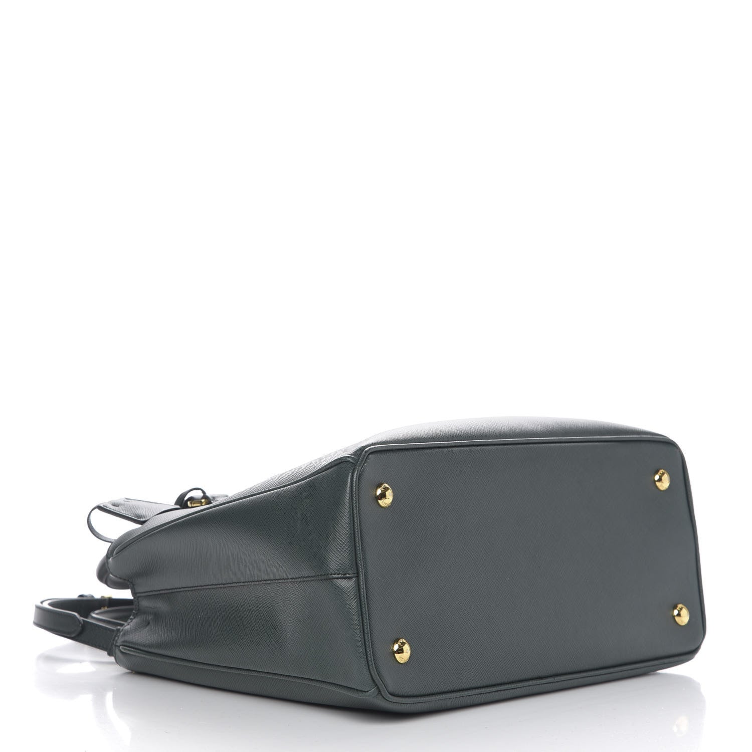 Prada Saffiano Lux Small Tote Smeraldo 3 of 9