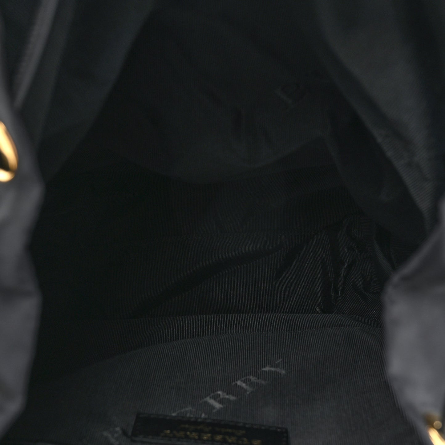 Nylon Medium Rucksack Backpack Black