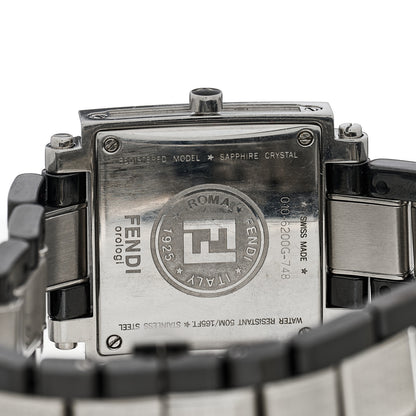 Fendi Stainless Steel Ceramic 30mm Orologi Quartz Watch Black 5 of 5