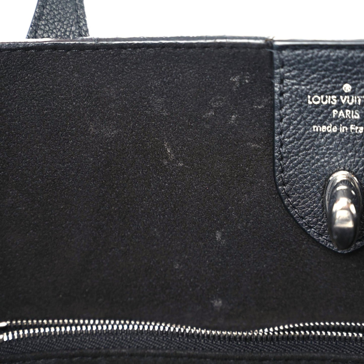 Calfskin Lockme Go Tote Black