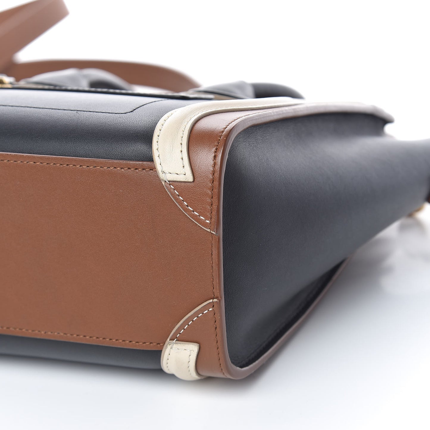Satin Calfskin Nano Tri-Color Luggage
