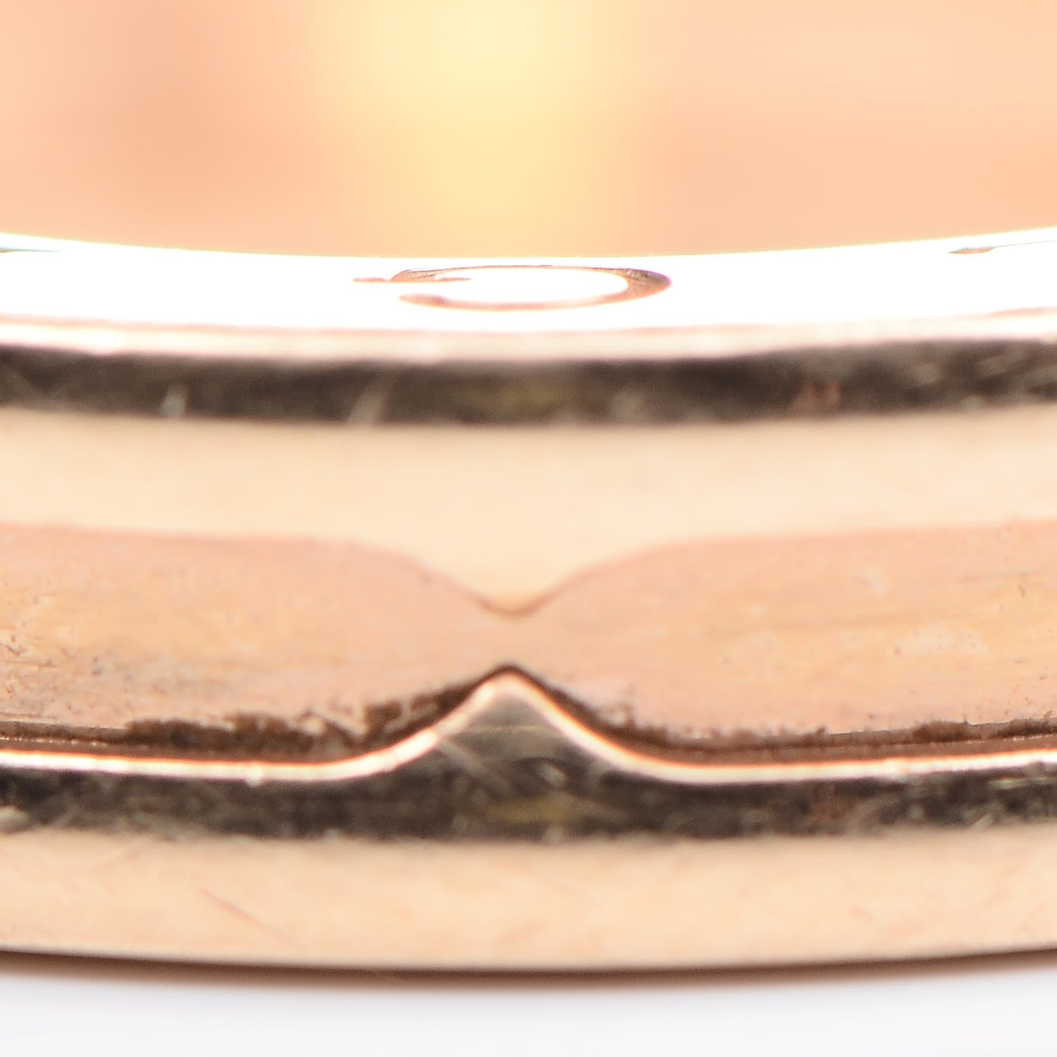 Bulgari 18K Rose Gold B.Zero1 Ring 55 7.25 5 of 6
