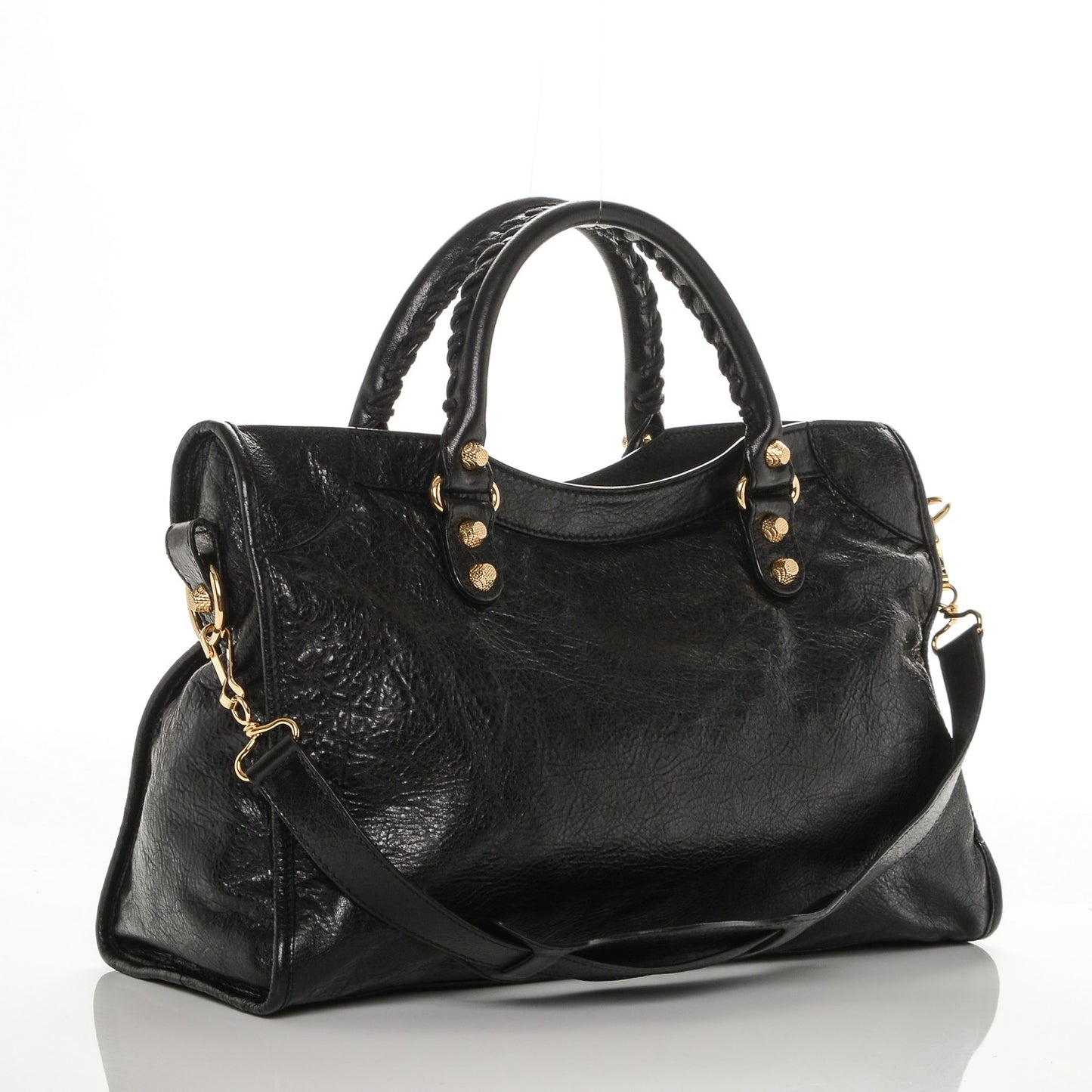 Agneau Giant 12 Gold Hardware City Black