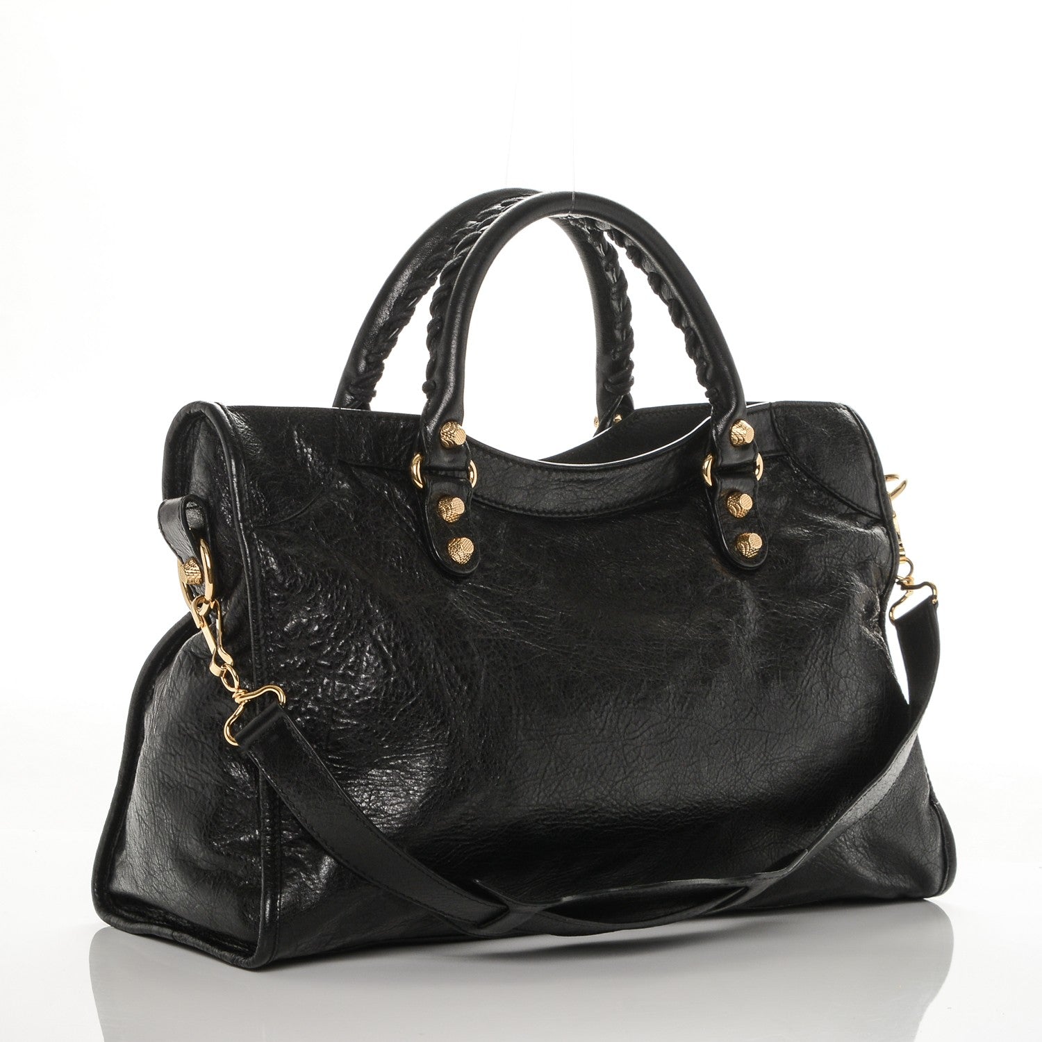 Balenciaga Agneau Giant 12 Gold Hardware City Black 3 of 6