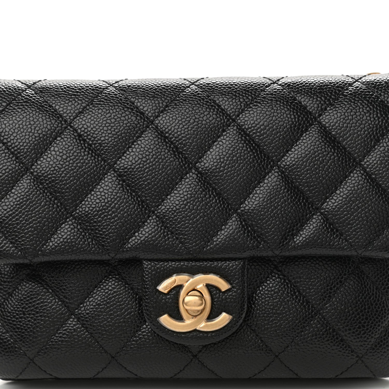 Chanel Shiny Caviar Pick Me Up Flap Belt Bag Black 10 of 13