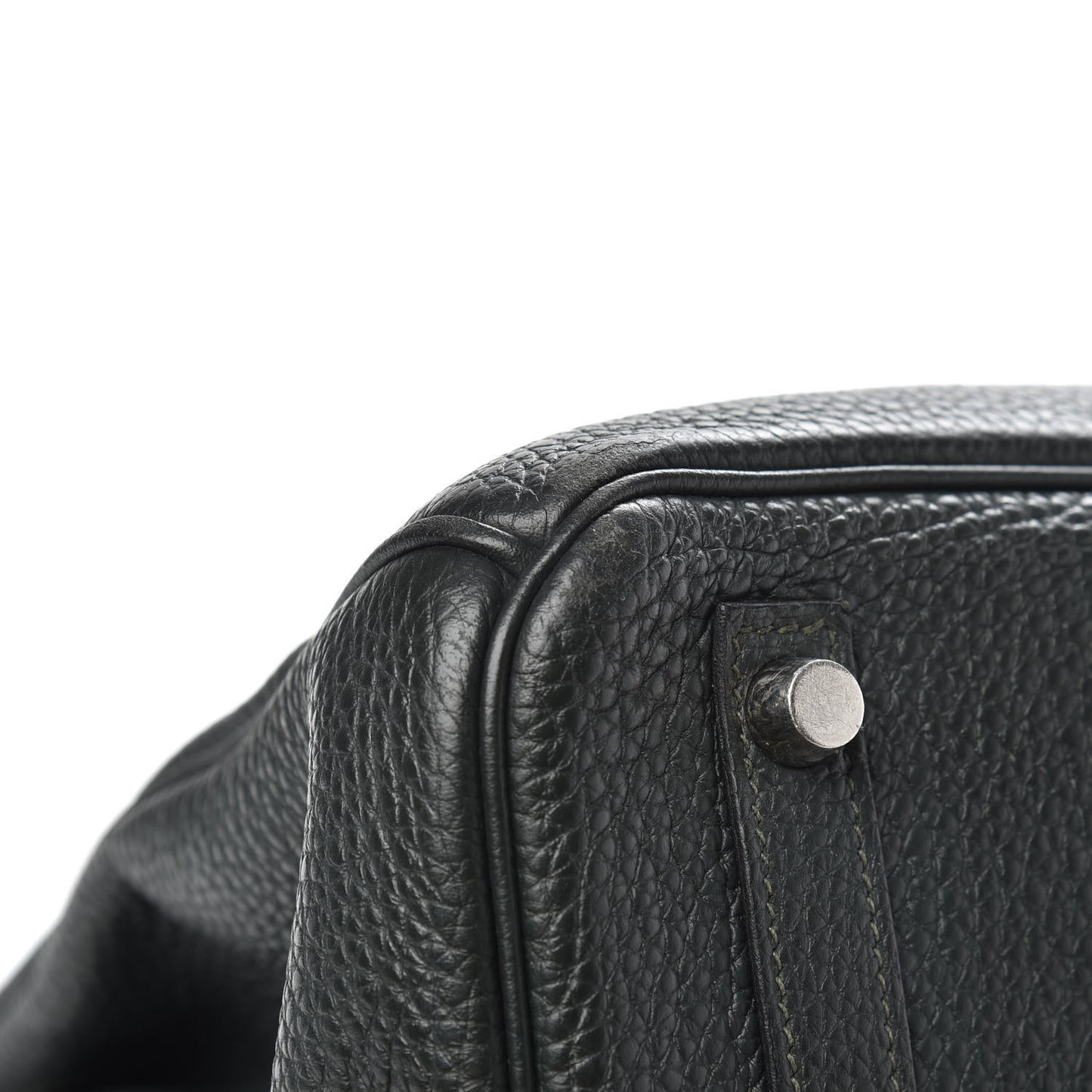 Taurillon Clemence Birkin 30 Vert De Gris