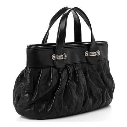 Chanel Lambskin Quilted Tote Black 3 of 10