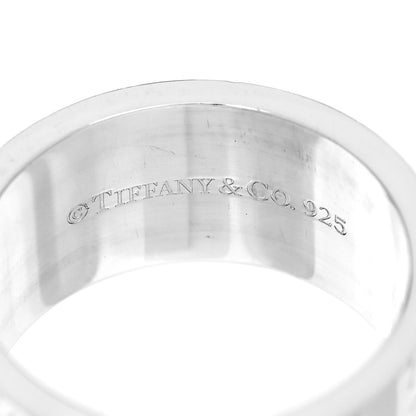 Tiffany Sterling Silver 10mm Notes Wide Ring 54 7 4 of 4