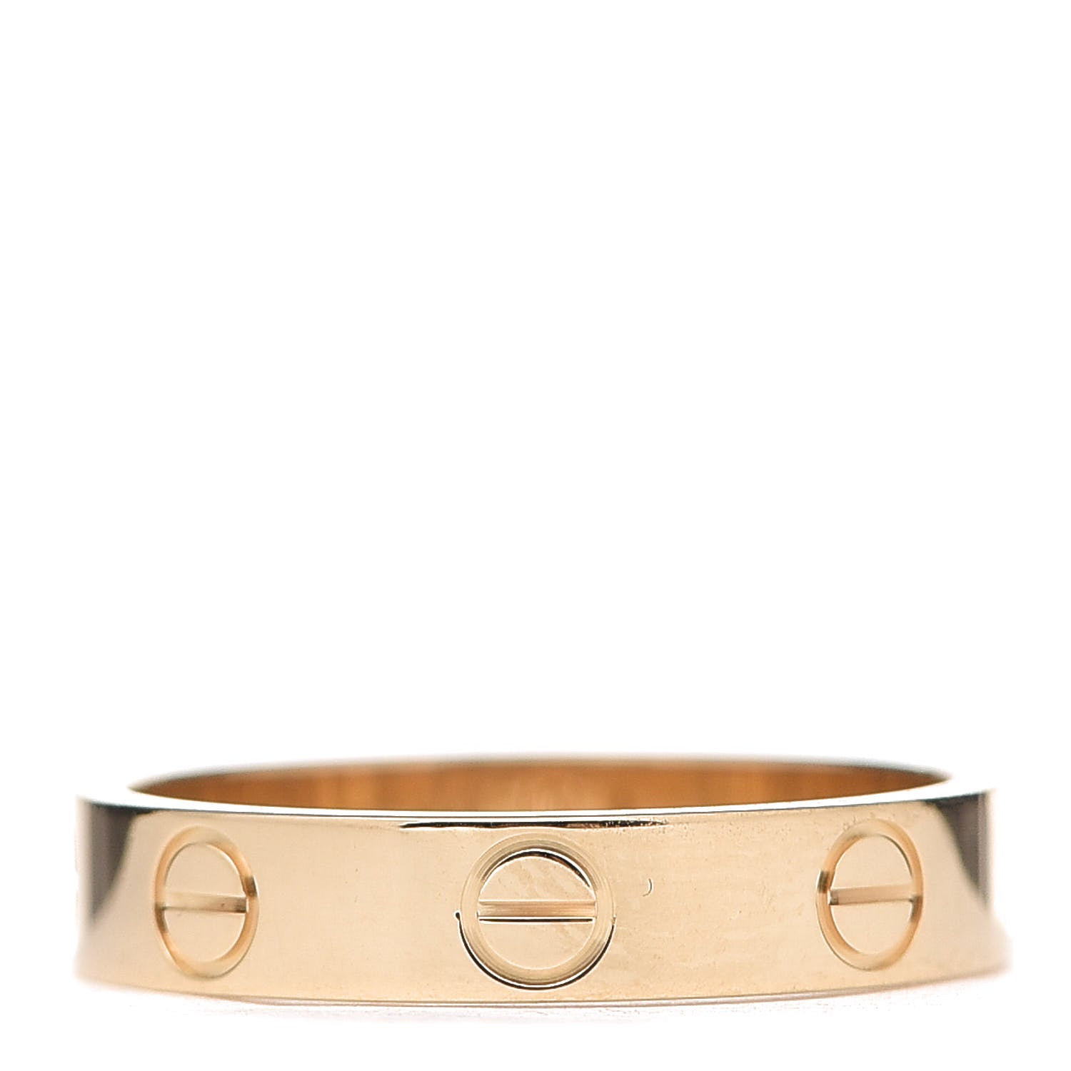 Cartier 18K Yellow Gold 3.5mm LOVE Wedding Band Ring 50 5.25 3 of 6