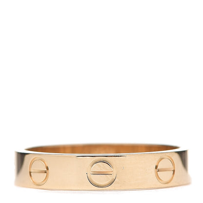 Cartier 18K Yellow Gold 3.5mm LOVE Wedding Band Ring 50 5.25 3 of 6