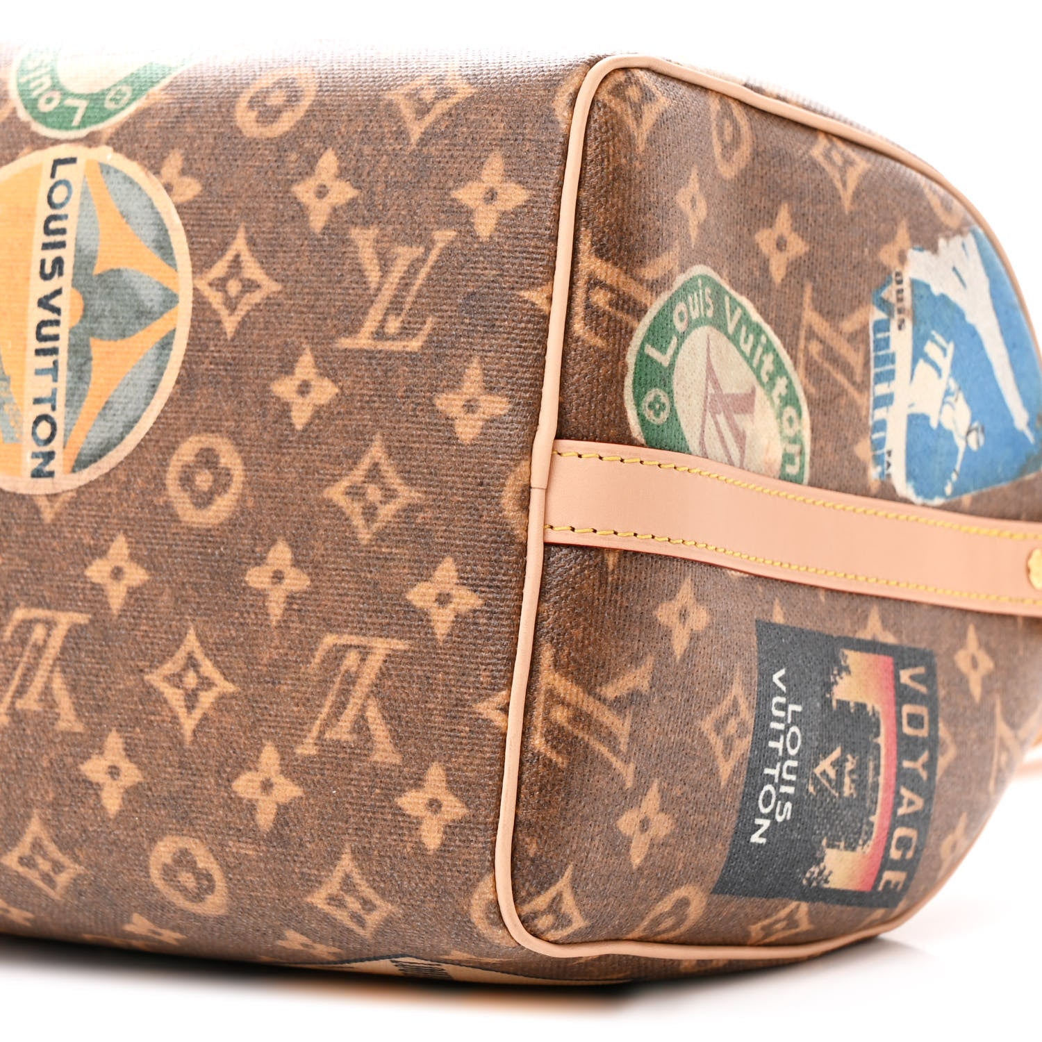 Louis Vuitton Monogram Hotel Labels Speedy Bandouliere 30 9 of 10