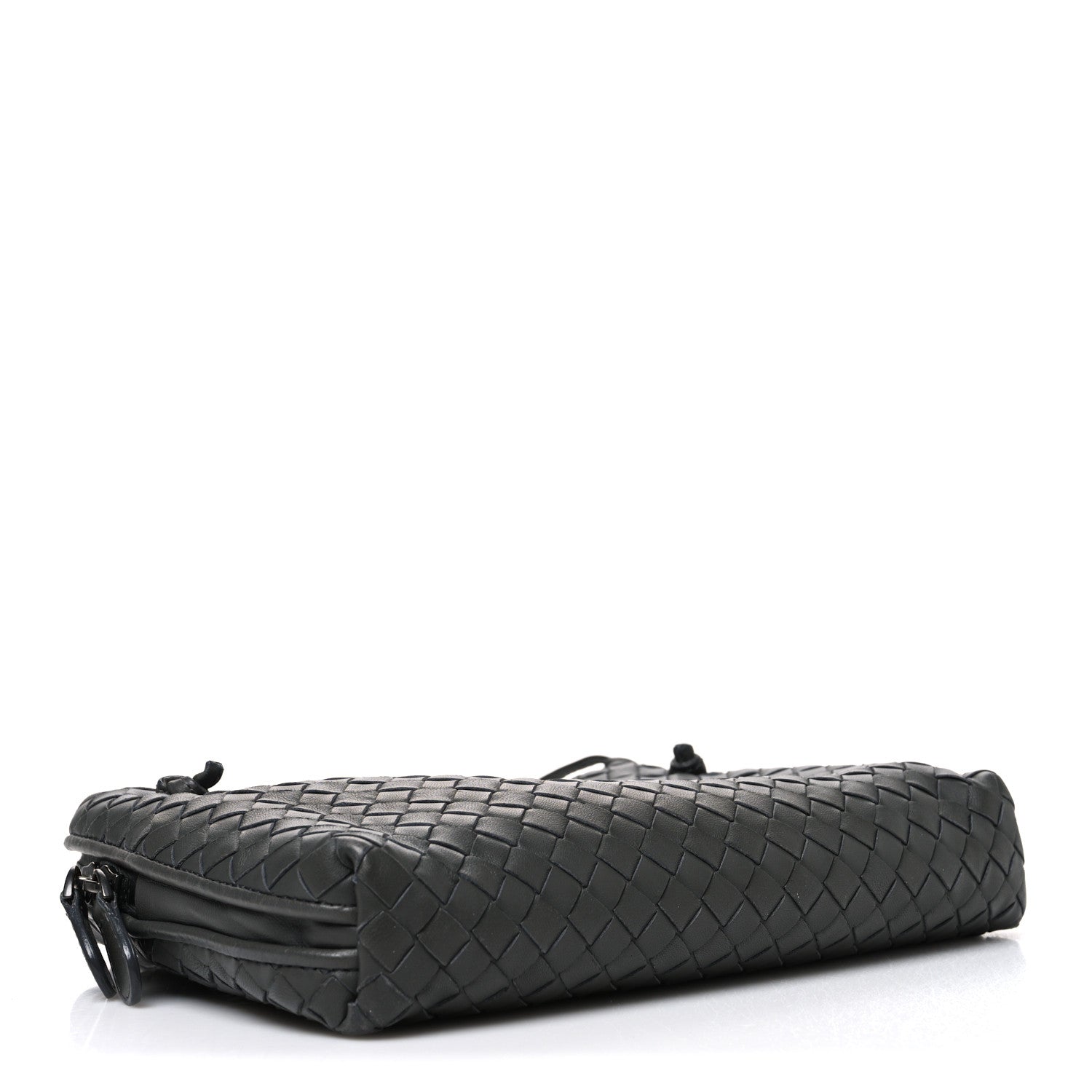 Bottega Veneta Nappa Intrecciato Nodini Crossbody Messenger New Light Grey 4 of 12