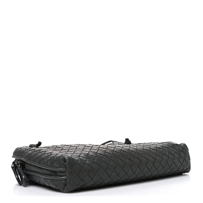 Bottega Veneta Nappa Intrecciato Nodini Crossbody Messenger New Light Grey 4 of 12