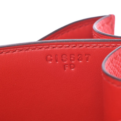Hermes Epsom Constance 18 Rouge de Coeur 7 of 24