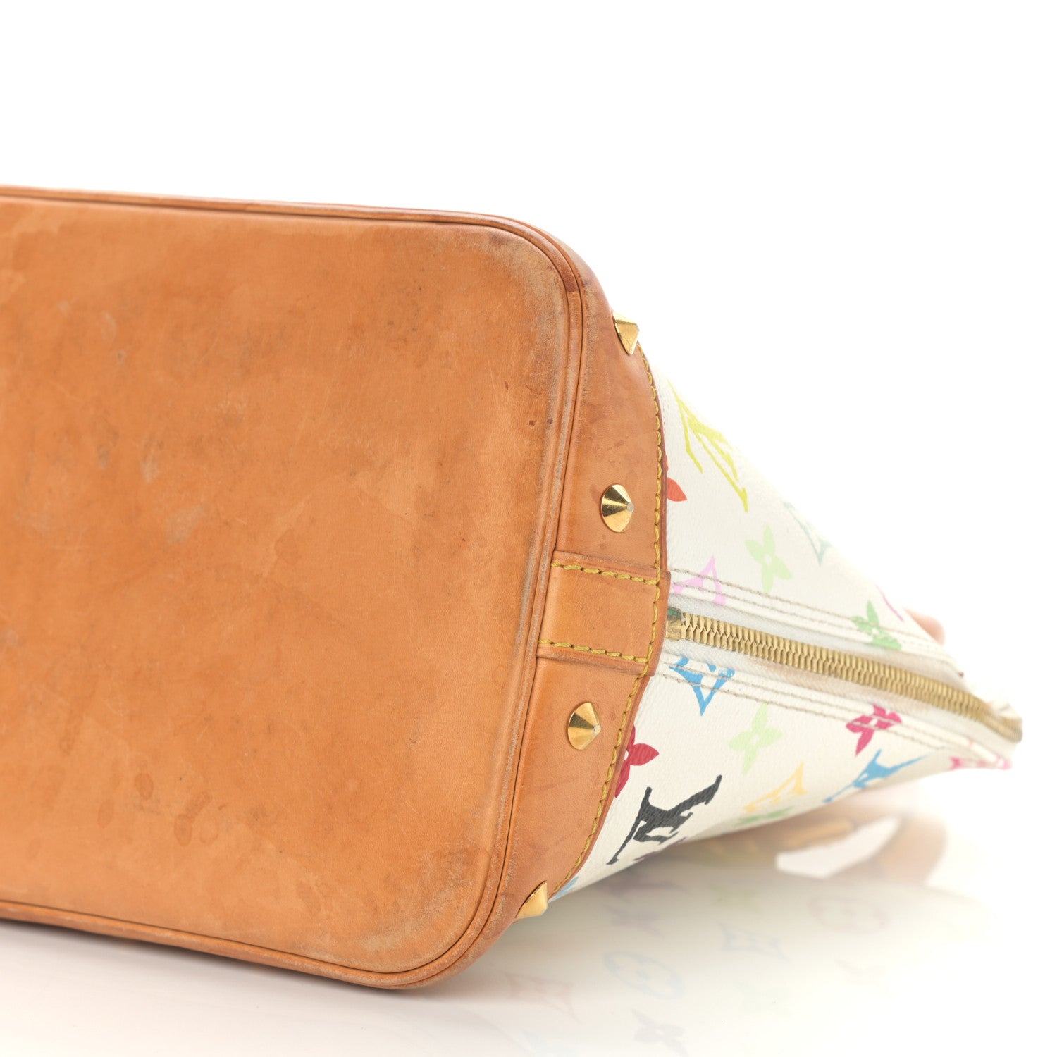 Louis Vuitton Monogram Multicolor Alma White 10 of 16