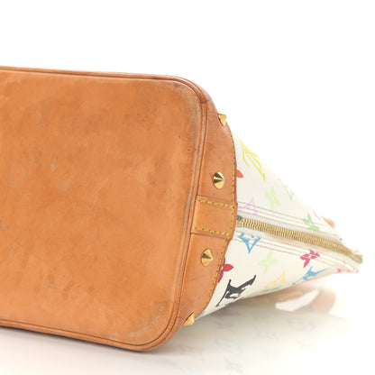 Louis Vuitton Monogram Multicolor Alma White 10 of 16