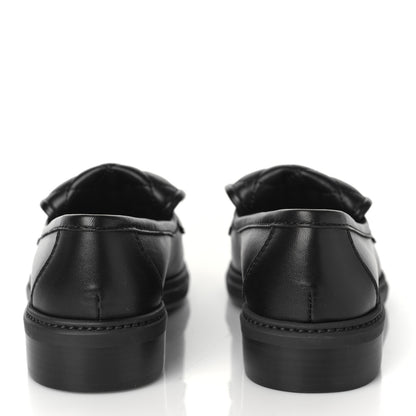 Chanel Lambskin Quilted CC Turnlock Loafers 36 Black 5 of 10