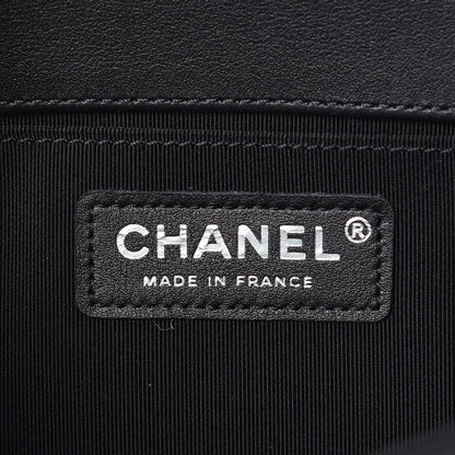Chanel Lambskin Quilted Medium Boy Flap So Black 6 of 8