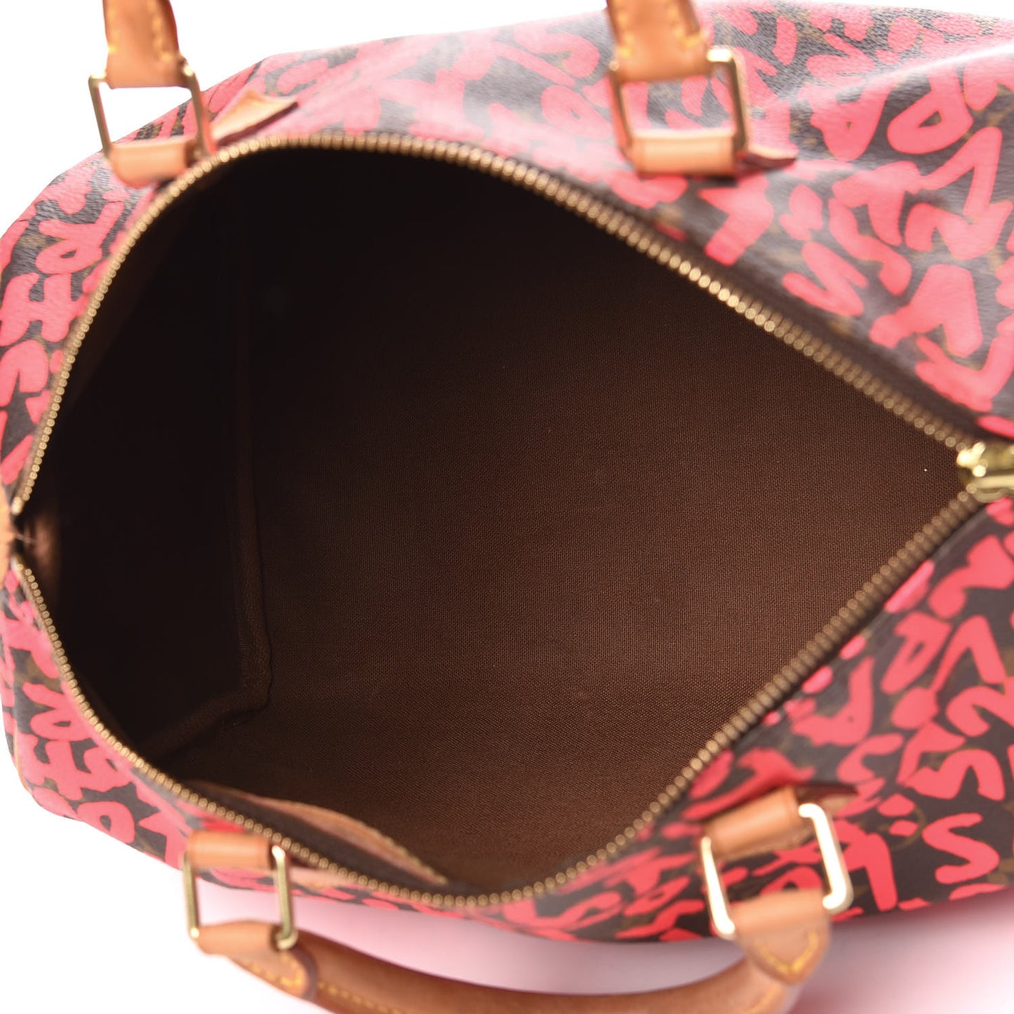 Monogram Graffiti Speedy 30 Fuchsia