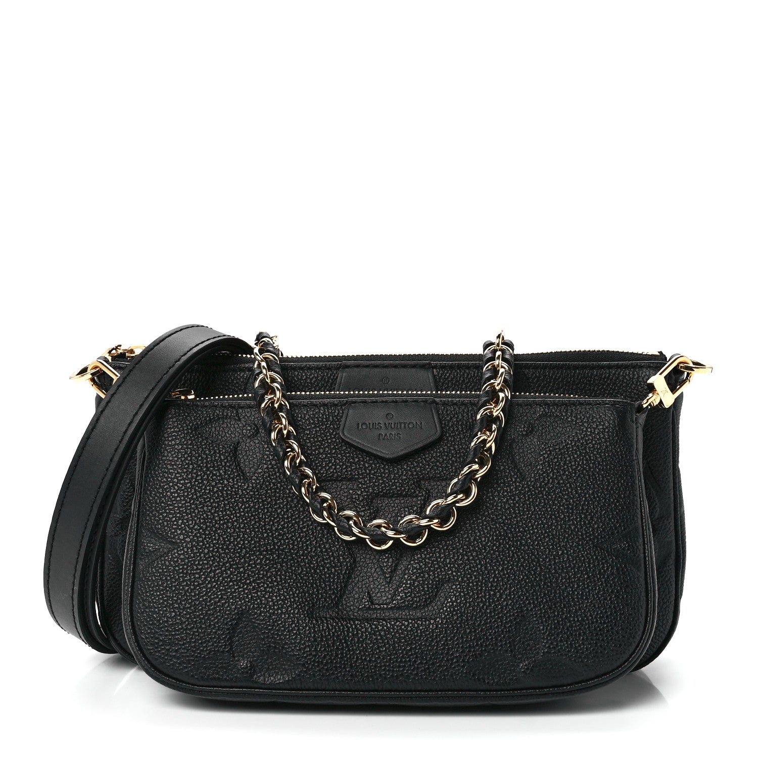 Louis Vuitton Empreinte Monogram Giant Multi Pochette Accessories Black 1 of 13