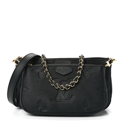Louis Vuitton Empreinte Monogram Giant Multi Pochette Accessories Black 1 of 13