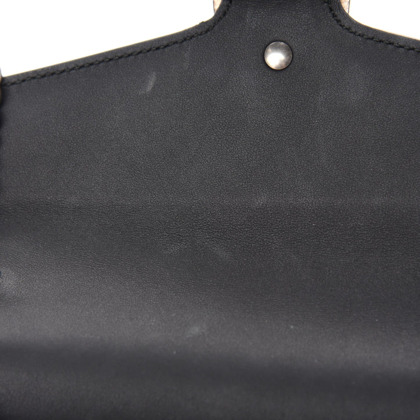 Suede Mini Dionysus Chain Wallet Black