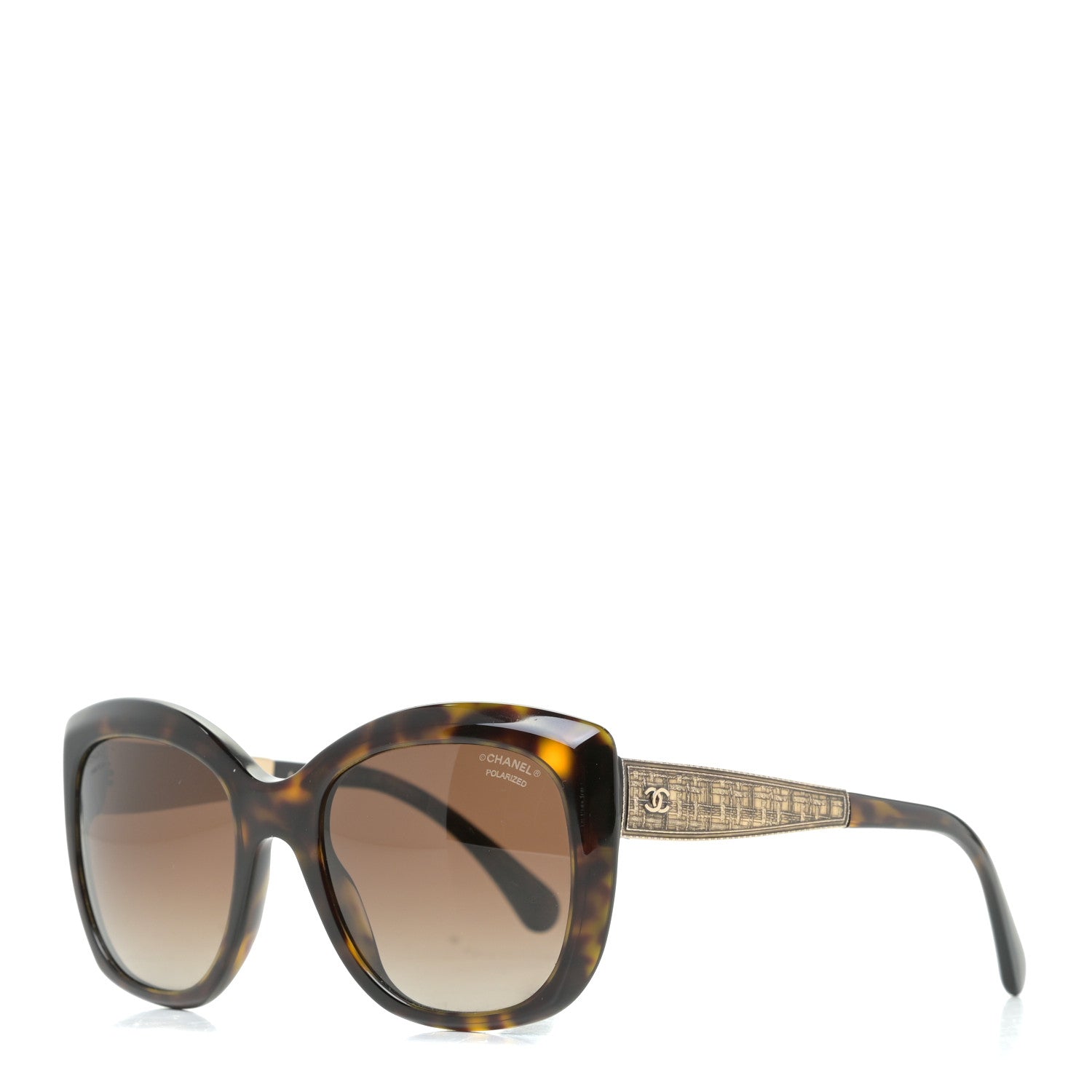 Chanel Tweed CC Sunglasses 5347 Brown 2 of 12