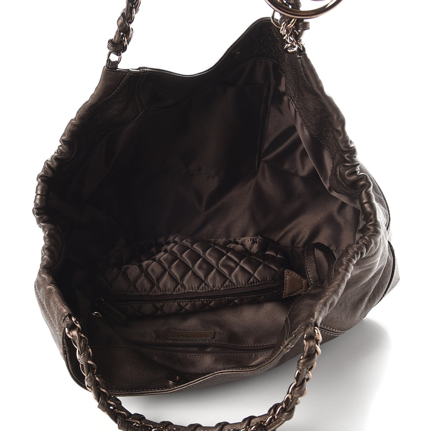Metallic Calfskin Baby Coco Cabas Bronze